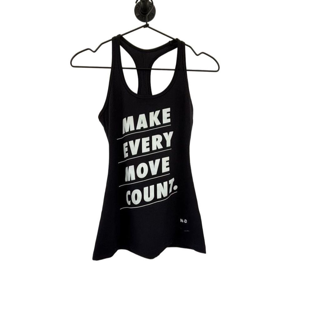 Nike Dri-Fit Racerback Tank Top XS Women Black Scoop Neck Sleeveless Athletic